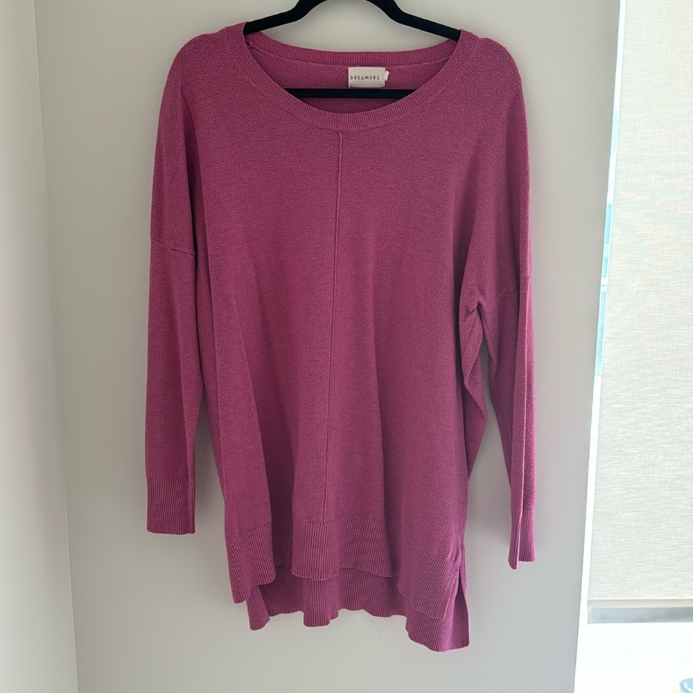 Pink Oversized Sweater